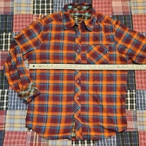EUC Marmot Mens Medium Vibrant Plaid Button Down Shirt